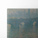 Waterloo Bridge, Gray Weather (1900) - Claude Monet - Canvas Print