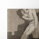 El amor y la muerte. (Love and death.) (1796-1797) - Francisco de Goya - Canvas Print