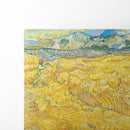 Wheat Field Behind Saint-Paul Hospital with a Reaper (1889) - Vincent van Gogh - Canvas Print