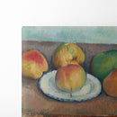 Nature morte; pommes et poires (circa 1888-90) - Paul Cézanne - Canvas Print