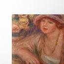 Woman Leaning (Femme accoudée) (1918) - Pierre-Auguste Renoir - Canvas Print