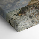 Chevaux À La Pointe De La Hève (1864) - Claude Monet - Canvas Print