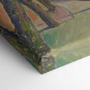 Trees By The Canal (1908) - Edvard Munch - Canvas Print