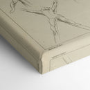 Four studies of crucified figures - Peter Paul Rubens - Canvas Print