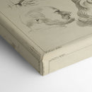 Four studies of men’s heads, and an eye - Peter Paul Rubens - Canvas Print