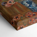 Anémones au vase de Delft (1910) - Pierre-Auguste Renoir - Canvas Print