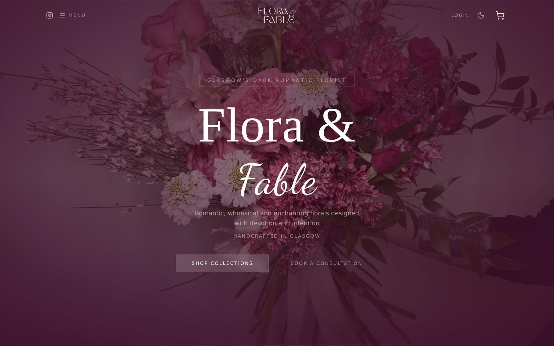 Flora & Fable Floristry — E-commerce & Retail project by Glasgow GFX