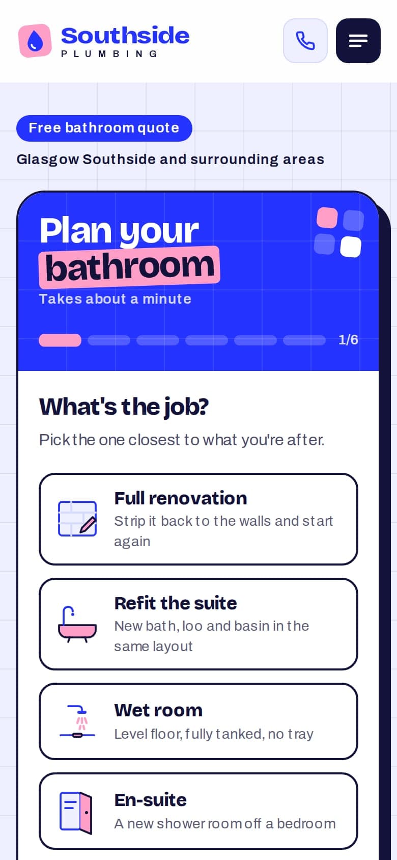 Southside Plumbing, The Bathroom Planner