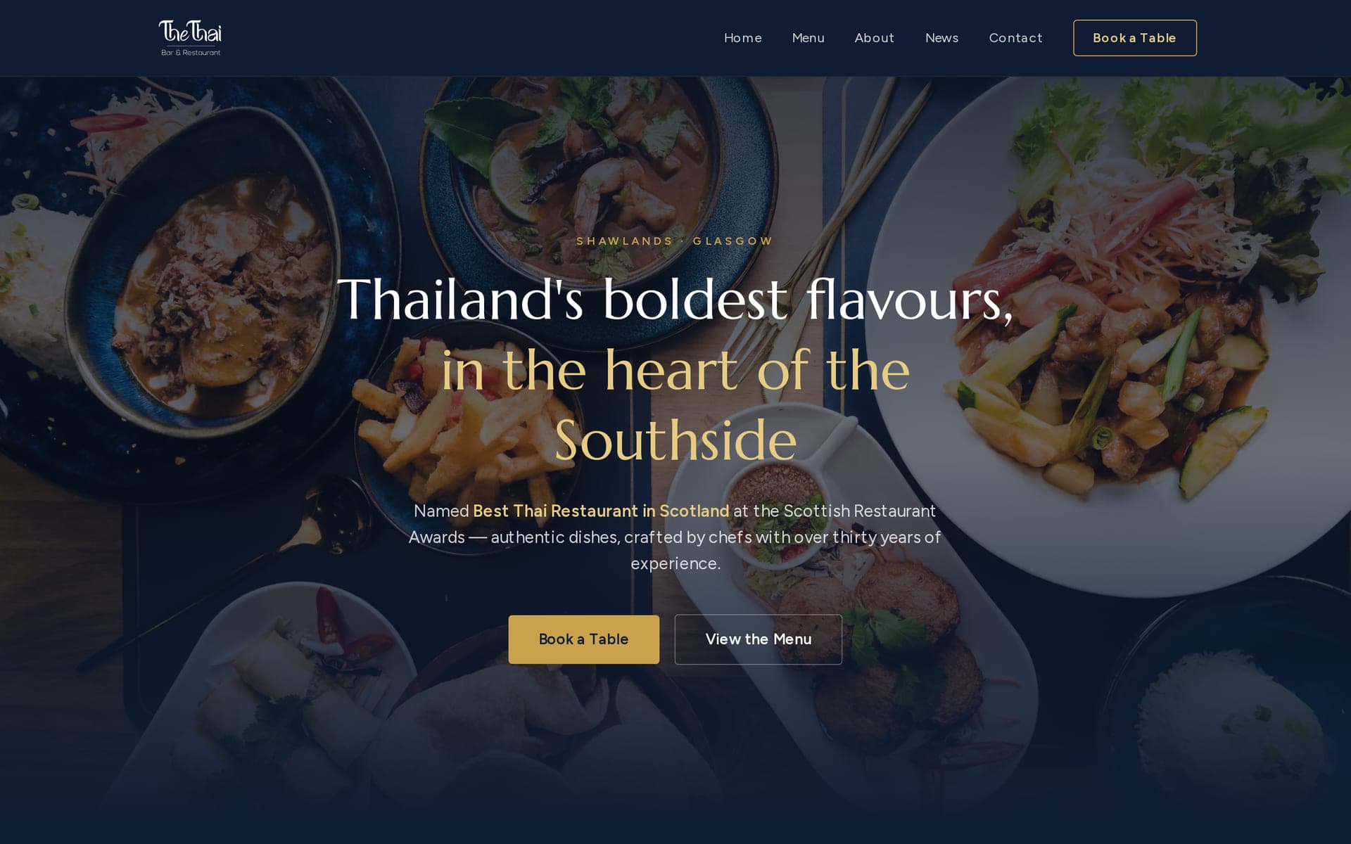 The Thai — Hospitality & Restaurants project by Glasgow GFX