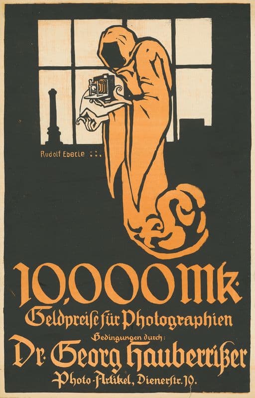 10.000 Mark Geldpreise für Photographien as a poster print