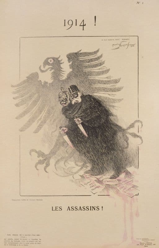 1914! Les Assassins! as a canvas print
