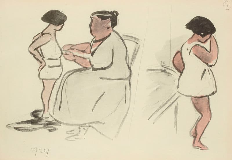 1925 L’habillement et la toilette as a canvas print