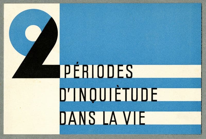 2 périodes d’inquiètude dans la vie (1910-1950) as a canvas print