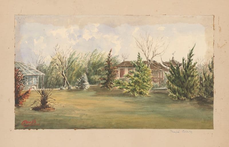 25 aquarelles par Auguste Mouillesaux de Bernières Pl.05 as a canvas print