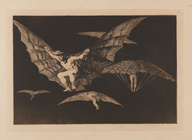 3 Bll. aus ‘Los Proverbios’ (1815-1823) as a canvas print