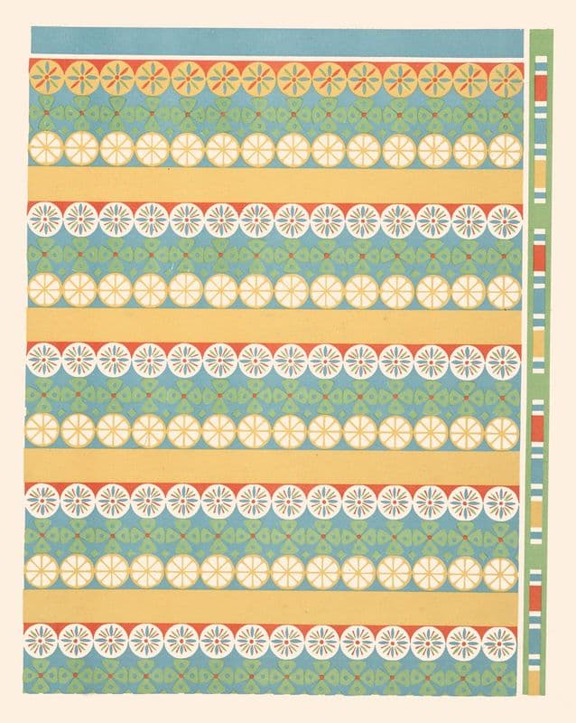 46. Plafond du Tombeau de Nesi-pa-Noferher (n° 68) as a canvas print