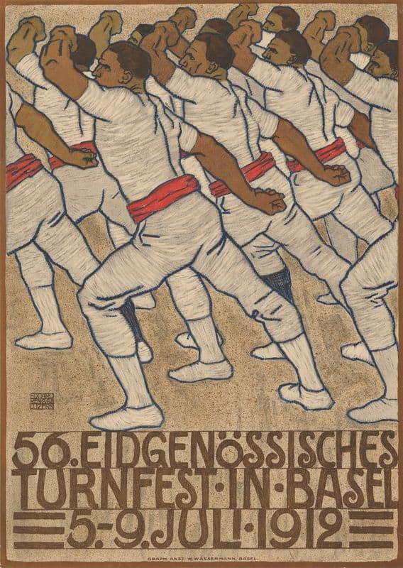 56. Eidgenössisches Turnfest in Basel, 5.–9. Juli 1912 as a canvas print