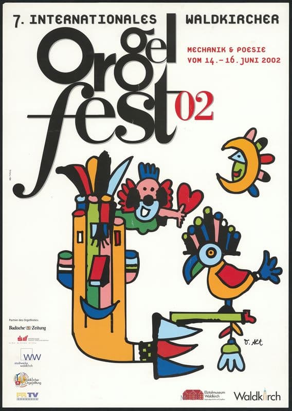 7. Internationales Waldkircher Orgelfest 02 as a canvas print