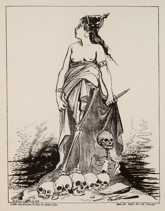 A Augusta Impératrice de toutes les Prusses as a canvas print