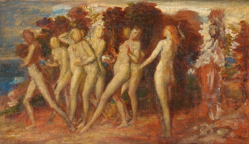 A Bacchanal as a canvas print