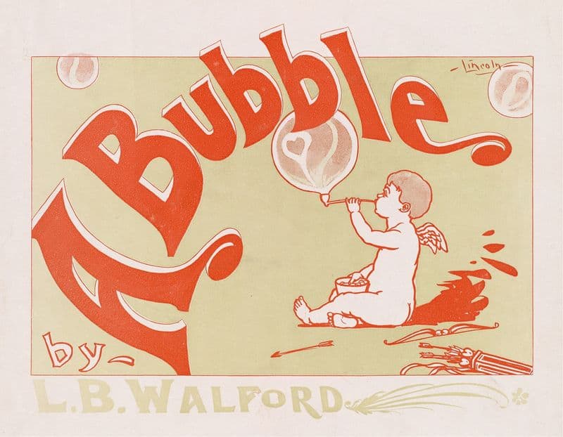 A bubble (ca. 1890–1920) as a canvas print