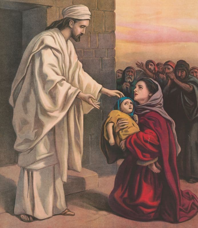 A day of miracles in Capernaum as a canvas print