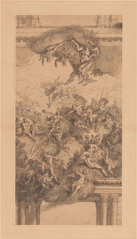 A Design for a Ceiling as a canvas print