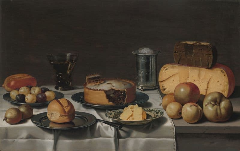 A Dutch Breakfast as a canvas print