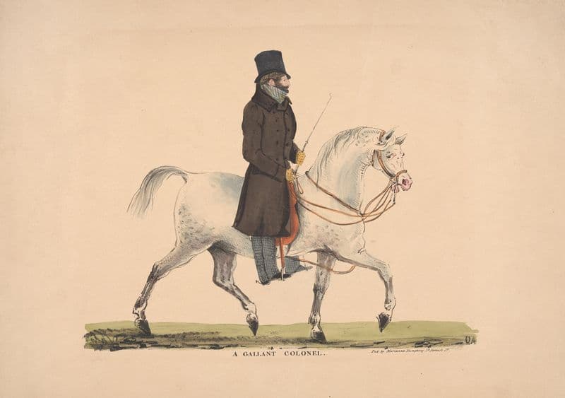 A gallant colonel. as a canvas print