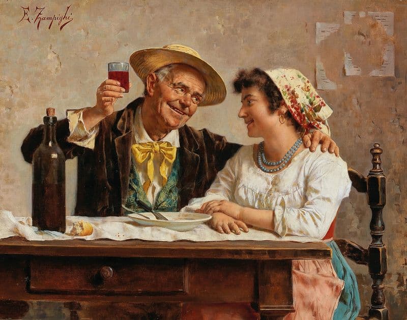 A Good Drop as a canvas print