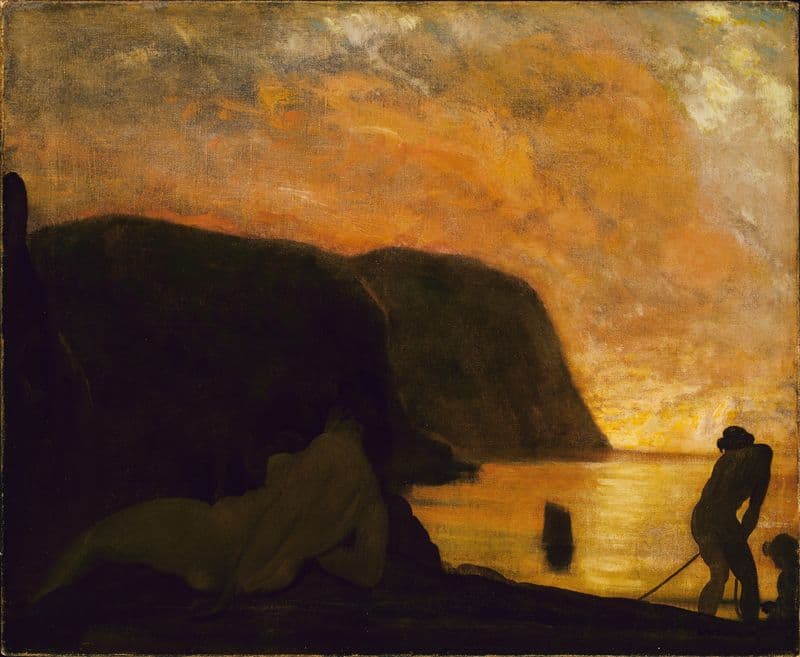 A Greater Morning (ca. 1900-1905) as a canvas print