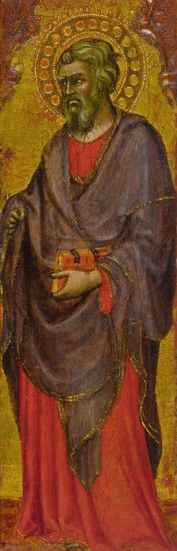 A male saint as a canvas print