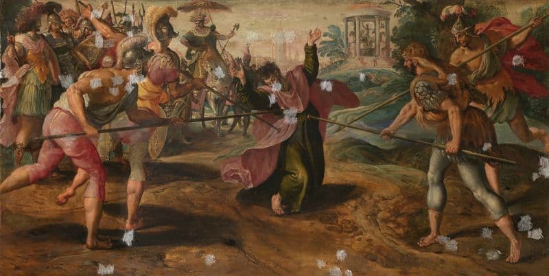 A Martyr as a canvas print
