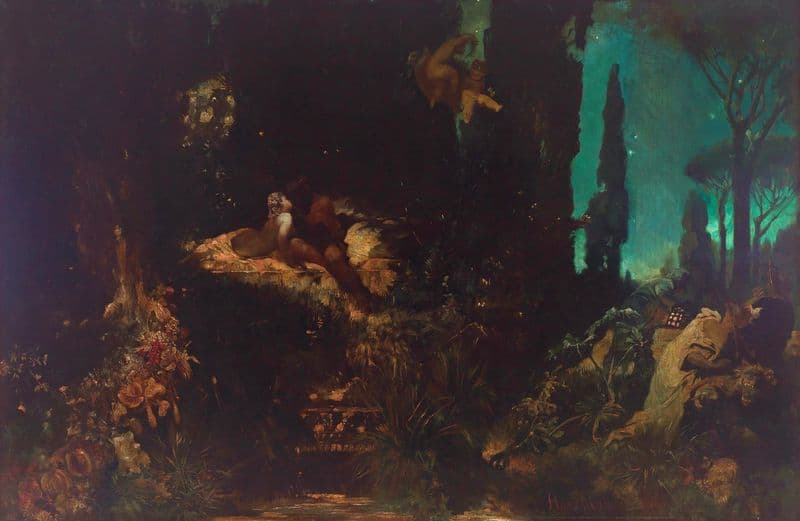 A midsummer night’s dream as a canvas print
