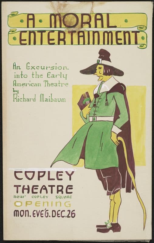 A Moral Entertainment (1934-1943) as a canvas print
