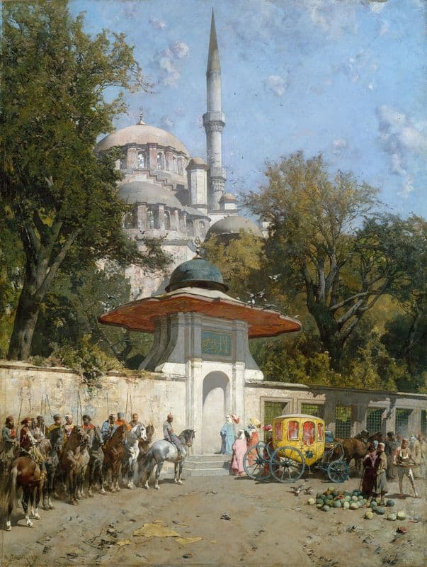 A Mosque as a canvas print