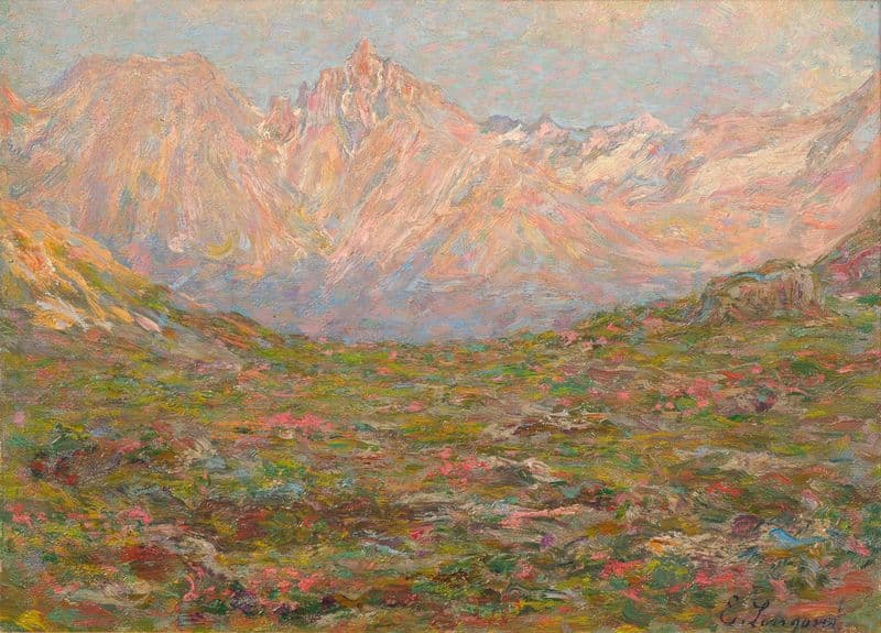 A Mountain Landscape (c. 1904–05) as a canvas print