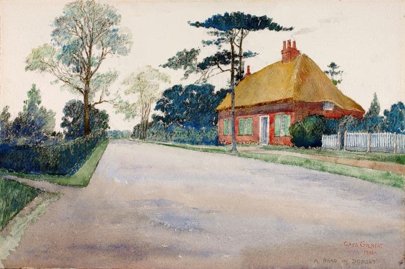 A Road in Dorset as a canvas print