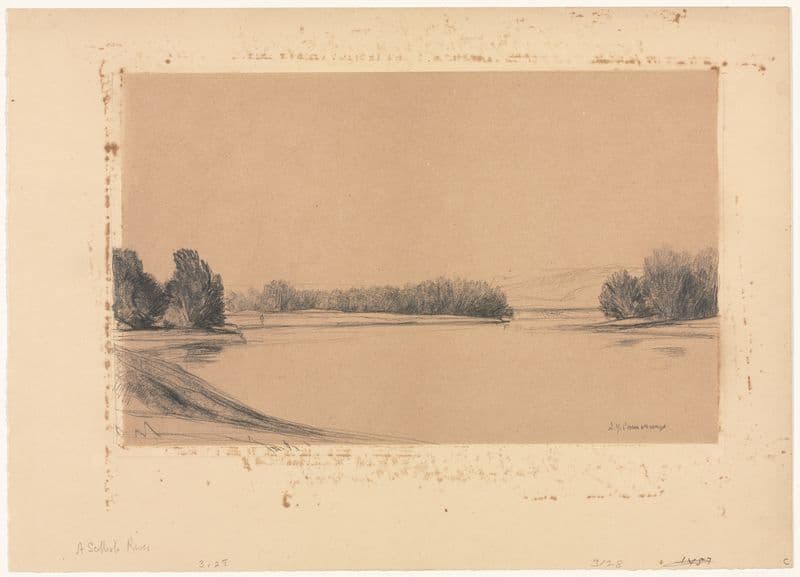 A Scottish River as a canvas print