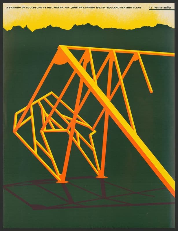 A sharing of sculpture by Bill Mayer as a canvas print