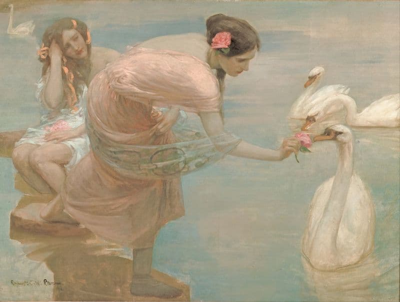 A summer morning as a canvas print