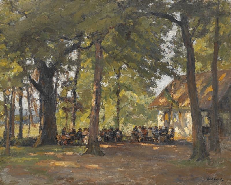 A Tavern in the Forest as a canvas print