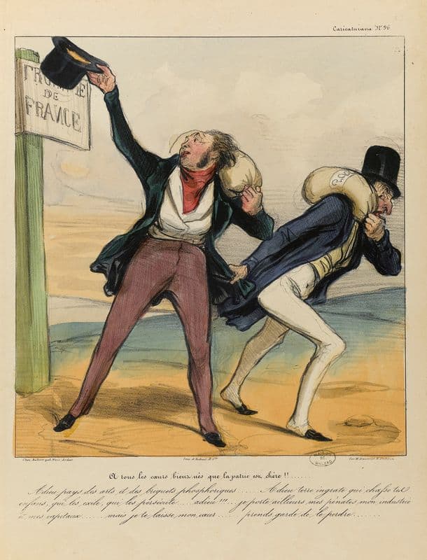 A tous les cœurs bien nés que la patrie est chère (1836-1838) as a canvas print