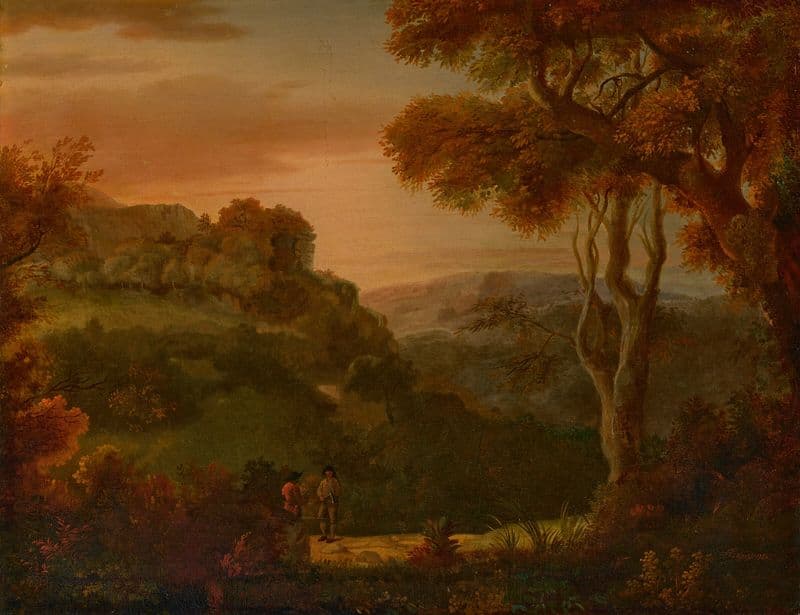A vale near Matlock, Derbyshire as a canvas print