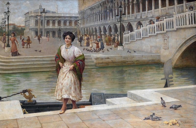 A Venetian beauty as a canvas print