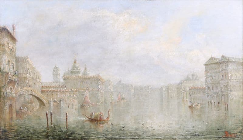 A Venetian Capriccio as a canvas print