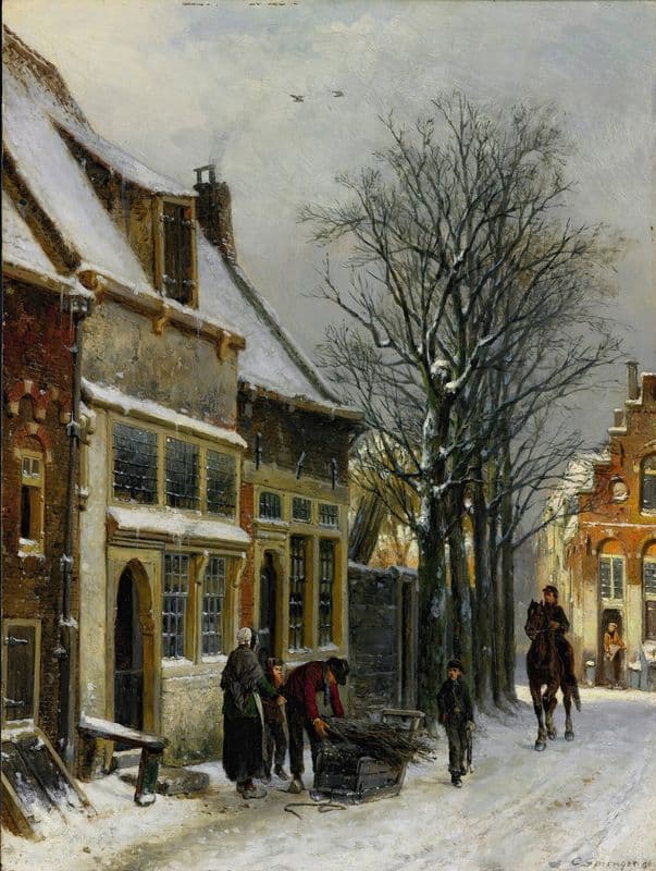 A View Of Haarlem as a canvas print