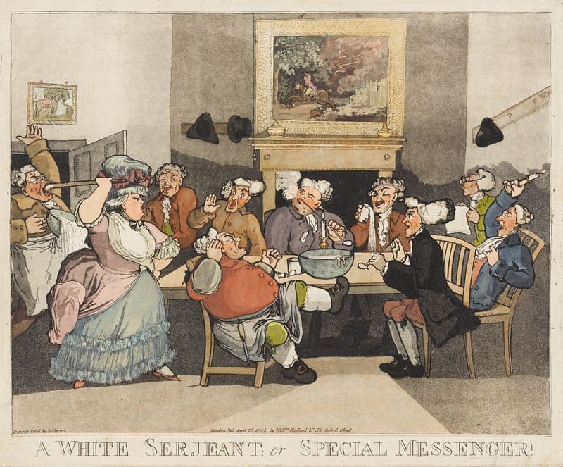 A white serjeant; or special messenger!. as a canvas print