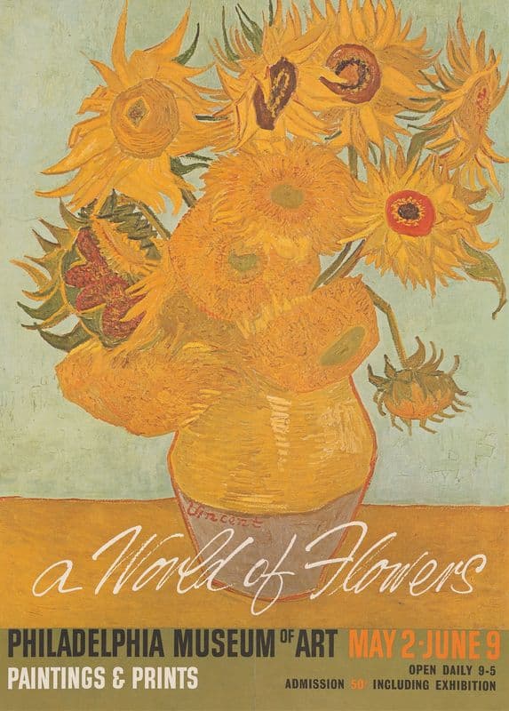 A world of flowers as a canvas print