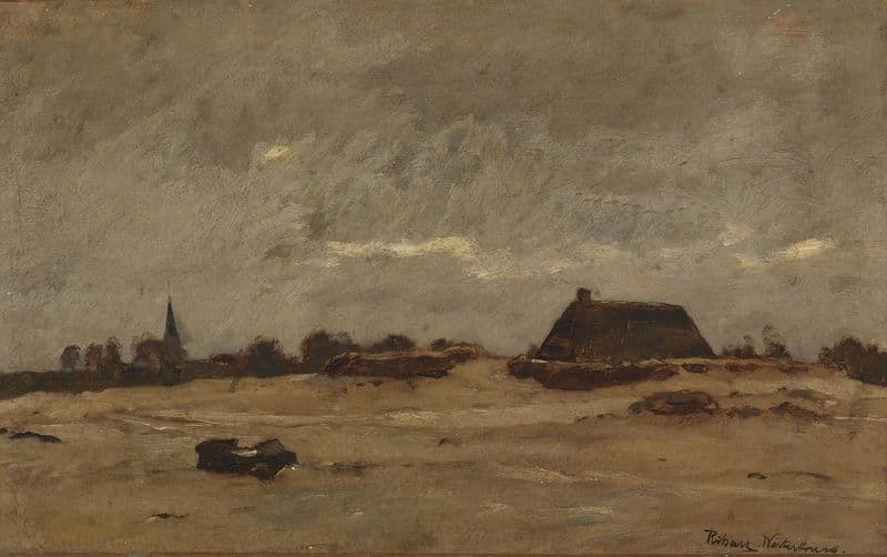 Abendstimmung in Westerland as a canvas print